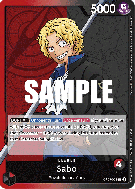 Carte One Piece Sabo OP05-001 L