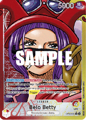Carte One Piece Belo Betty OP05-002 L ALT ART