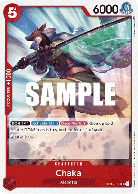 Carte One Piece Chaka OP05-008 UC