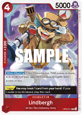 Carte One Piece Lindbergh OP05-017 R