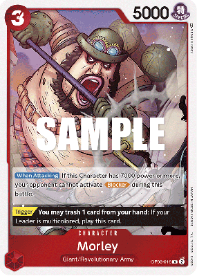 Carte One Piece Morley OP05-016 R