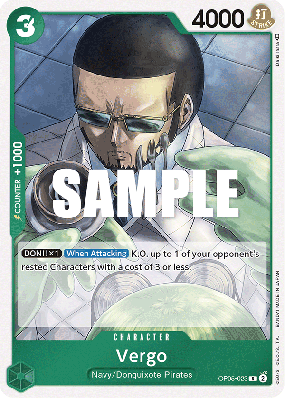 Carte One Piece Vergo OP05-023 R