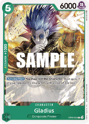 Carte One Piece Gladius OP05-025 C