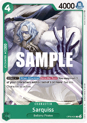 Carte One Piece Sarquiss OP05-026 C