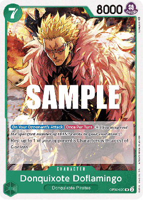 Carte One Piece Donquixote Doflamingo OP05-029 UC
