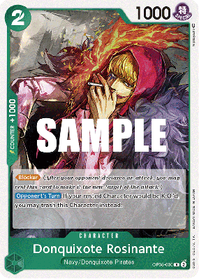 Carte One Piece Donquixote Rosinante OP05-030 R