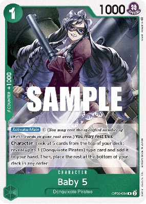 Carte One Piece Baby 5 OP05-034 R