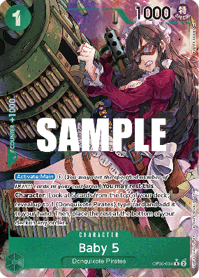 Carte One Piece Baby 5 OP05-034 R ALT ART
