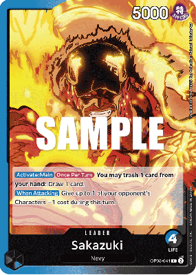 Carte One Piece Sakazuki OP05-041 L