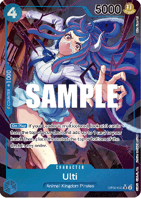 Carte One Piece Ulti OP05-043 SR ALT ART