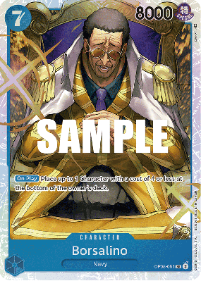 Carte One Piece Borsalino OP05-051 SR