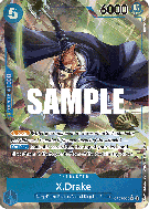 Carte One Piece X. Drake OP05-055 R ALT ART