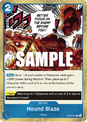 Carte One Piece Hound Blaze OP05-057 R