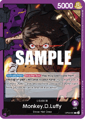 Carte One Piece Monkey D. Luffy OP05-060 L