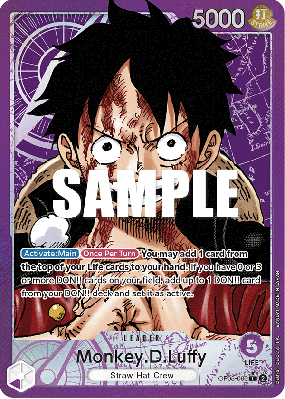 Carte One Piece Monkey D. Luffy OP05-060 L ALT ART
