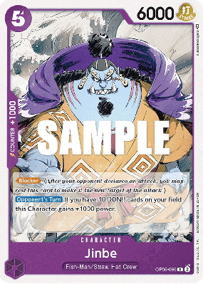Carte One Piece Jinbe OP05-066 C