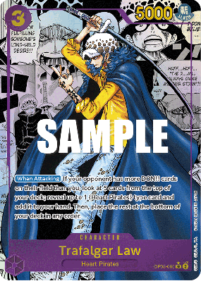 Carte One Piece Trafalgar Law OP05-069 SR MANGA RARE