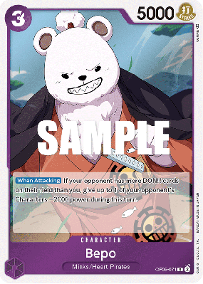 Carte One Piece Bepo OP05-071 R