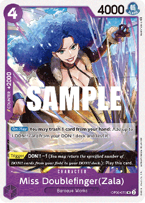Carte One Piece Miss Doublefinger(Zala) OP05-073 UC