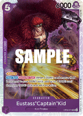 Carte One Piece Eustass"Captain"Kid OP05-074 SR