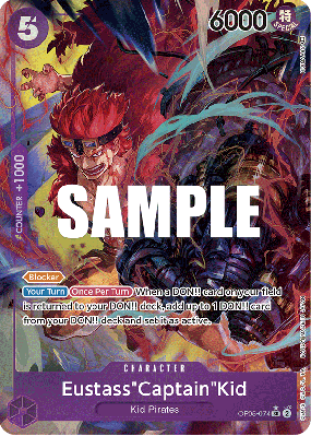Carte One Piece Eustass"Captain"Kid OP05-074 SR ALT ART