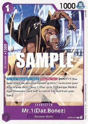 Carte One Piece Mr 1(Daz Bonez) OP05-075 C