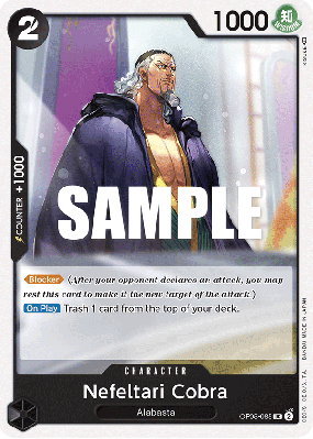 Carte One Piece Nefeltari Cobra OP05-085 UC