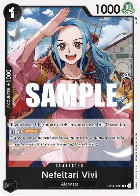 Carte One Piece Nefeltari Vivi OP05-086 R