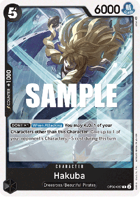 Carte One Piece Hakuba OP05-087 C