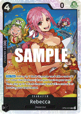 Carte One Piece Rebecca OP05-091 SR