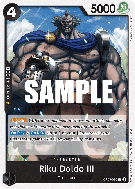 Carte One Piece Riku Doldo III OP05-090 C