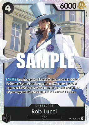 Carte One Piece Rob Lucci OP05-093 SR