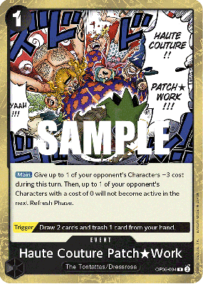 Carte One Piece Haute Couture Patch★Work OP05-094 R