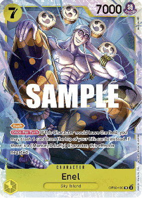 Carte One Piece Enel OP05-100 SR