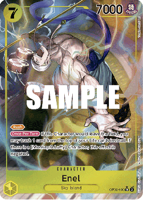 Carte One Piece Enel OP05-100 SR ALT ART