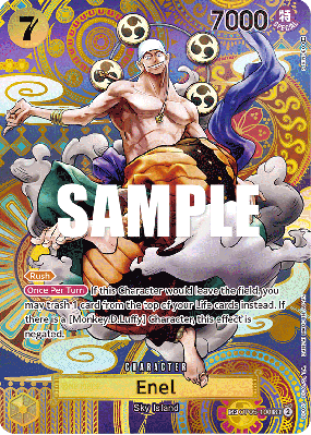 Carte One Piece Enel OP05-100 SP CARD