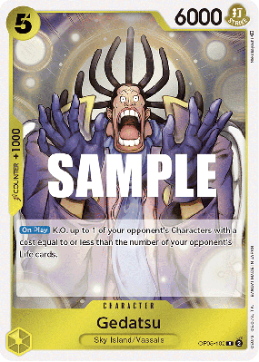 Carte One Piece Gedatsu OP05-102 R