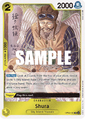 Carte One Piece Shura OP05-106 R