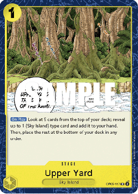 Carte One Piece Upper Yard OP05-117 UC