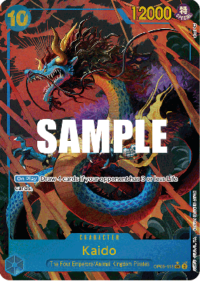 Carte One Piece Kaido OP05-118 SEC ALT ART