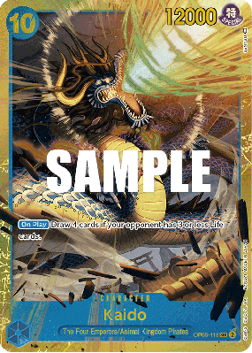 Carte One Piece Kaido OP05-118 SEC
