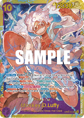 Carte One Piece Monkey D. Luffy OP05-119 SEC