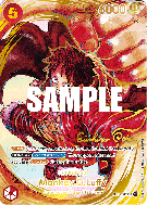 Carte One Piece Monkey D. Luffy ST01-012 SP CARD SIGNED