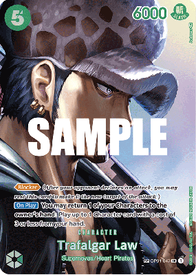 Carte One Piece Trafalgar Law OP01-047 SP CARD