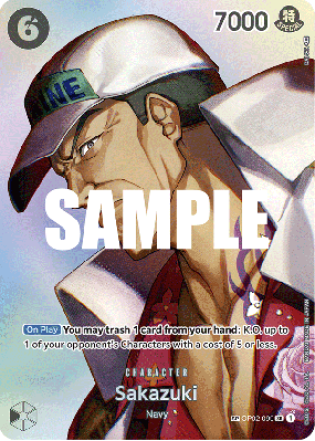 Carte One Piece Sakazuki OP02-099 SP CARD