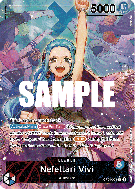 Carte One Piece Nefeltari Vivi OP04-001 L ALT ART