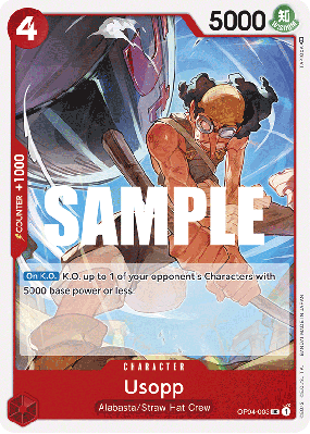 Carte One Piece Usopp OP04-003 UC