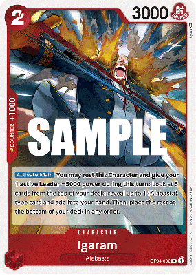 Carte One Piece Igaram OP04-002 R