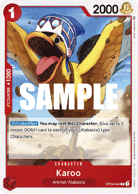 Carte One Piece Karoo OP04-004 C