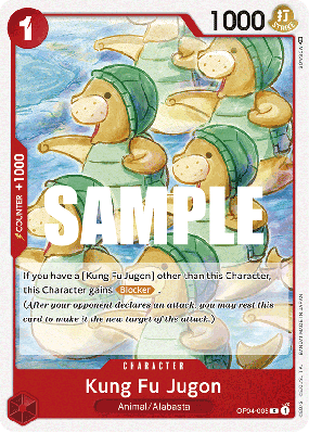 Carte One Piece Kung Fu Jugon OP04-005 C